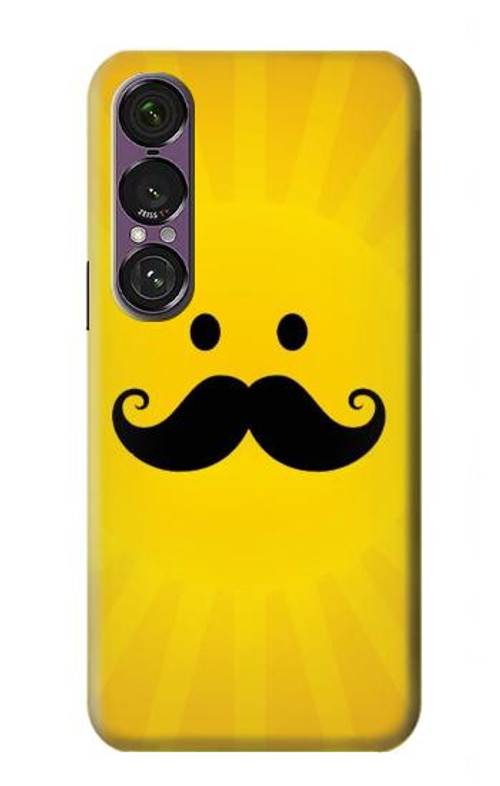 W1145 Yellow Mustache Sun Case Cover Custodia e Flip Case per Sony Xperia 1 VII
