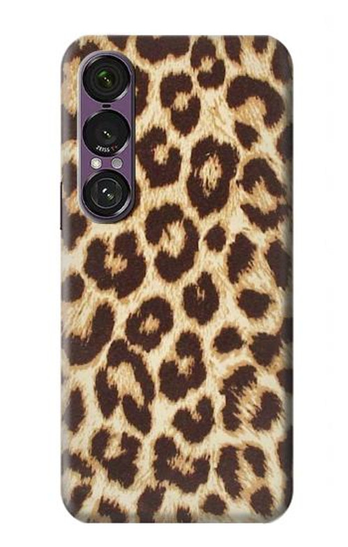 W2204 Leopard Pattern Graphic Printed Case Cover Custodia e Flip Case per Sony Xperia 1 VII