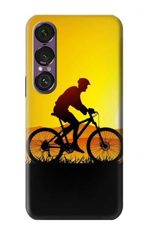 W2385 Bicycle Bike Sunset Case Cover Custodia e Flip Case per Sony Xperia 1 VII