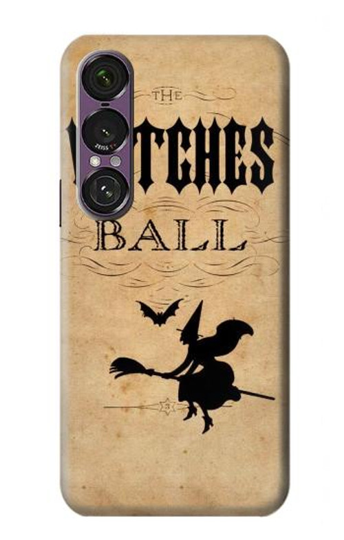 W2648 Vintage Halloween The Witches Ball Case Cover Custodia e Flip Case per Sony Xperia 1 VII
