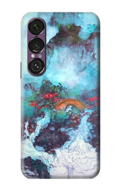 W2724 White Dragon Pool Lui Haisu Case Cover Custodia e Flip Case per Sony Xperia 1 VII