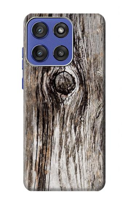 W2844 Old Wood Bark Graphic Case Cover Custodia e Flip Case per Motorola Moto G Stylus 5G (2025), Edge 60 Stylus