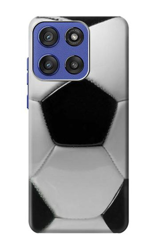 W2964 Football Soccer Ball Case Cover Custodia e Flip Case per Motorola Moto G Stylus 5G (2025), Edge 60 Stylus