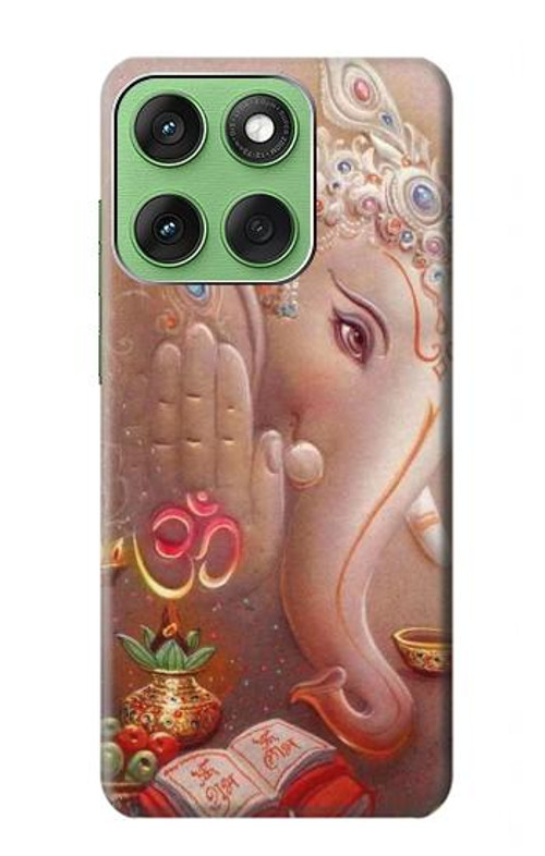 W2678 Hindu God Ganesha Lord of Success Case Cover Custodia e Flip Case per Motorola Edge 60