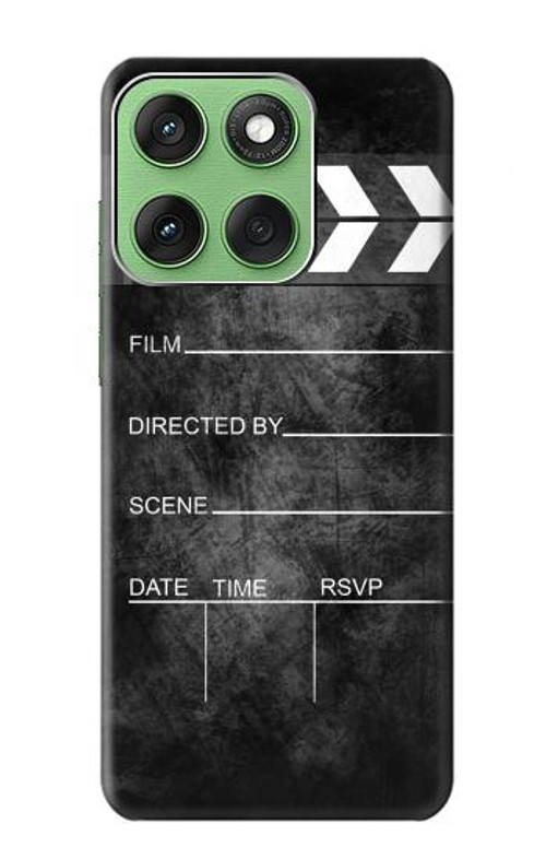 W2919 Vintage Director Clapboard Case Cover Custodia e Flip Case per Motorola Edge 60