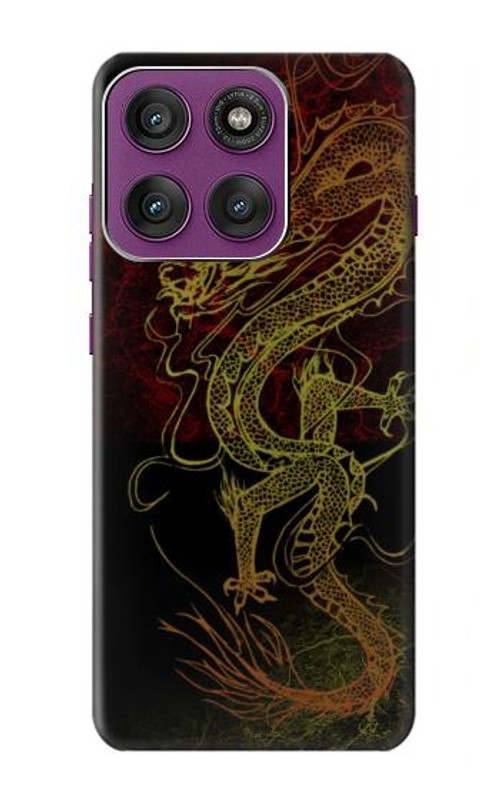 W0354 Chinese Dragon Case Cover Custodia e Flip Case per Motorola Edge 60 Pro