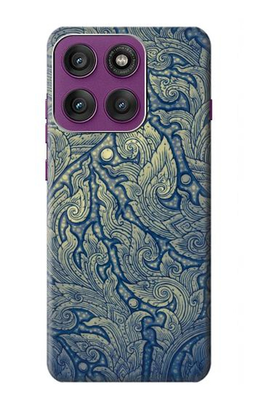 W0568 Thai Art Case Cover Custodia e Flip Case per Motorola Edge 60 Pro