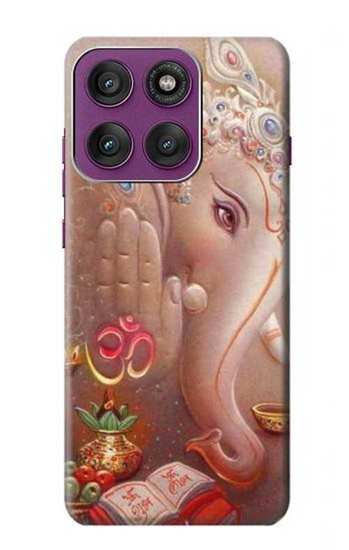 W2678 Hindu God Ganesha Lord of Success Case Cover Custodia e Flip Case per Motorola Edge 60 Pro