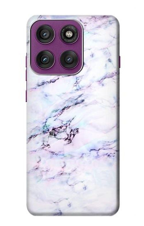 W3215 Seamless Pink Marble Case Cover Custodia e Flip Case per Motorola Edge 60 Pro
