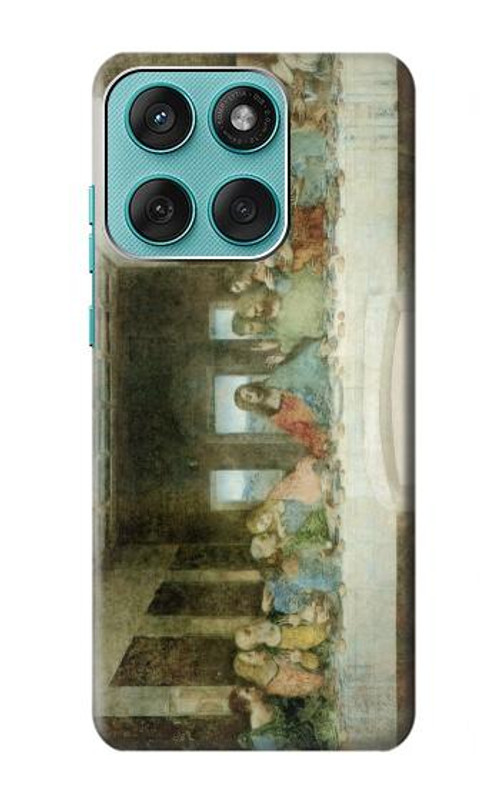 W0173 Leonardo DaVinci The Last Supper Case Cover Custodia e Flip Case per Motorola Edge 60 Fusion