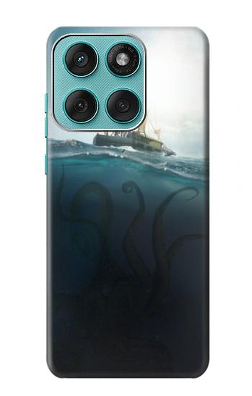 W3540 Giant Octopus Case Cover Custodia e Flip Case per Motorola Edge 60 Fusion