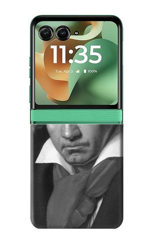 W1930 Beethoven Case Cover Custodia e Flip Case per Motorola Razr 60, Razr 2025