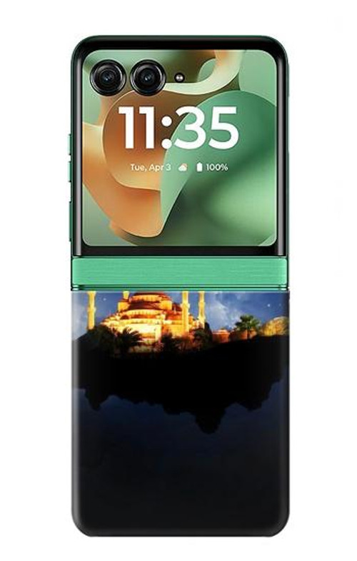 W3506 Islamic Ramadan Case Cover Custodia e Flip Case per Motorola Razr 60, Razr 2025
