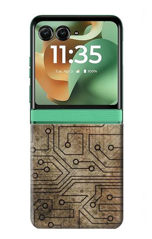 W3812 PCB Print Design Case Cover Custodia e Flip Case per Motorola Razr 60, Razr 2025