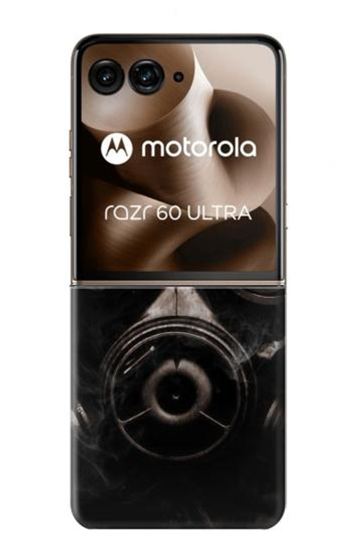 W2910 Gas Mask Case Cover Custodia e Flip Case per Motorola Razr 60 Ultra, Razr Ultra 2025