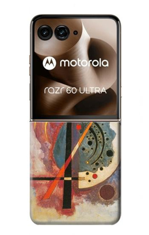 W3337 Wassily Kandinsky Hommage a Grohmann Case Cover Custodia e Flip Case per Motorola Razr 60 Ultra, Razr Ultra 2025
