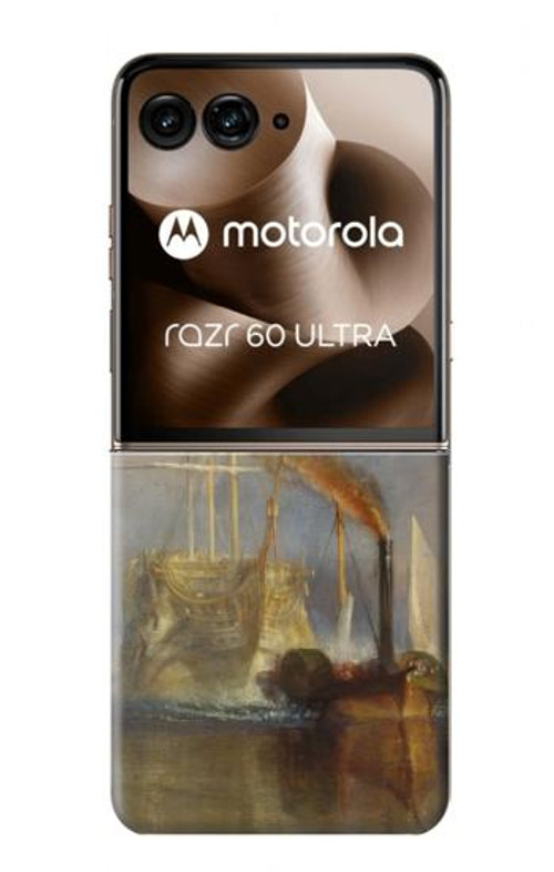 W3338 J. M. W. Turner The Fighting Temeraire Case Cover Custodia e Flip Case per Motorola Razr 60 Ultra, Razr Ultra 2025