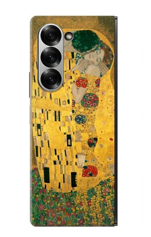 W2137 Gustav Klimt The Kiss Case Cover Custodia e Flip Case per Samsung Galaxy Z Fold 7