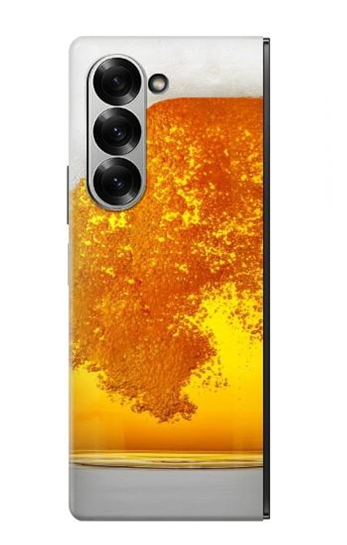 W2391 Beer Glass Case Cover Custodia e Flip Case per Samsung Galaxy Z Fold 7