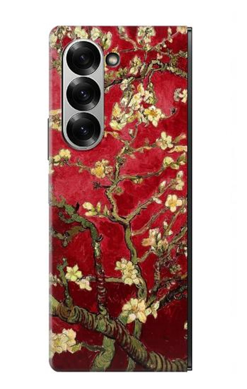 W2414 Red Blossoming Almond Tree Van Gogh Case Cover Custodia e Flip Case per Samsung Galaxy Z Fold 7