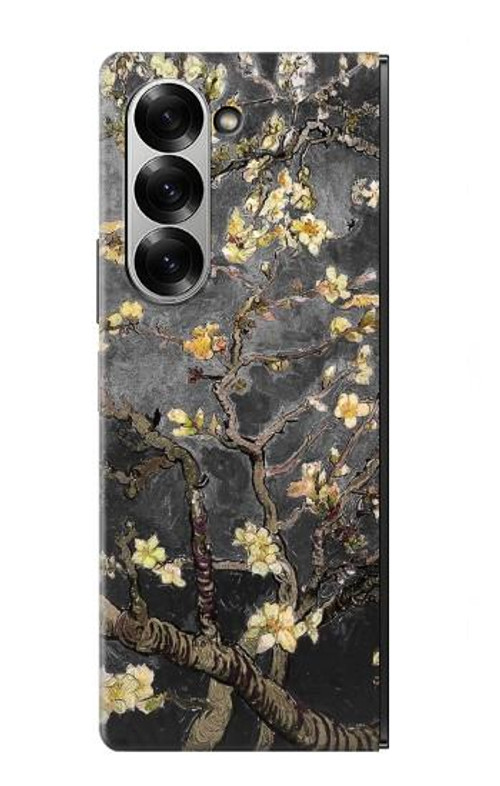 W2664 Black Blossoming Almond Tree Van Gogh Case Cover Custodia e Flip Case per Samsung Galaxy Z Fold 7