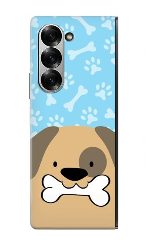 W2669 Cute Dog Paws Bones Cartoon Case Cover Custodia e Flip Case per Samsung Galaxy Z Fold 7