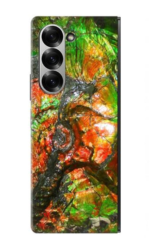 W2694 Ammonite Fossil Case Cover Custodia e Flip Case per Samsung Galaxy Z Fold 7