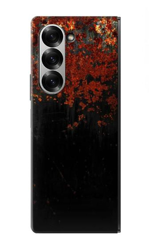 W3071 Rusted Metal Texture Graphic Case Cover Custodia e Flip Case per Samsung Galaxy Z Fold 7