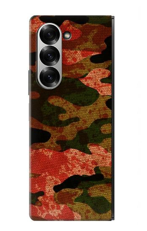 W3393 Camouflage Blood Splatter Case Cover Custodia e Flip Case per Samsung Galaxy Z Fold 7