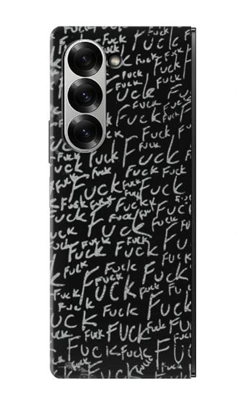 W3478 Funny Words Blackboard Case Cover Custodia e Flip Case per Samsung Galaxy Z Fold 7