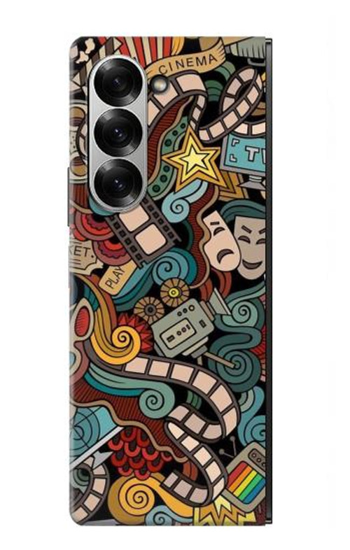 W3480 Movie Acting Entertainment Case Cover Custodia e Flip Case per Samsung Galaxy Z Fold 7