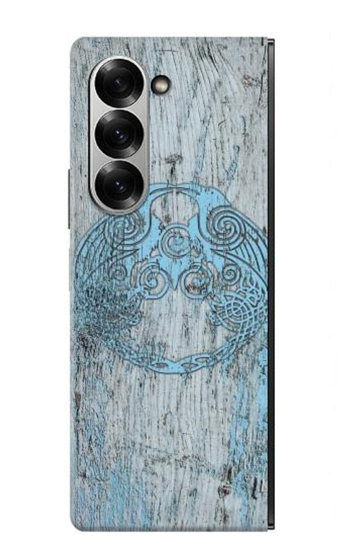 W3829 Huginn And Muninn Twin Ravens Norse Case Cover Custodia e Flip Case per Samsung Galaxy Z Fold 7