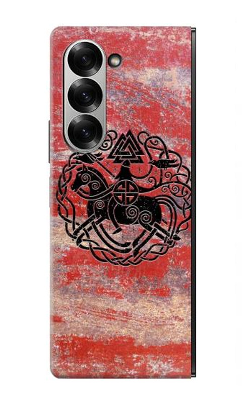 W3831 Viking Norse Ancient Symbol Case Cover Custodia e Flip Case per Samsung Galaxy Z Fold 7