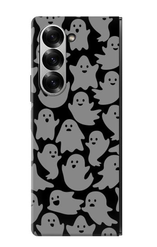 W3835 Cute Ghost Pattern Case Cover Custodia e Flip Case per Samsung Galaxy Z Fold 7
