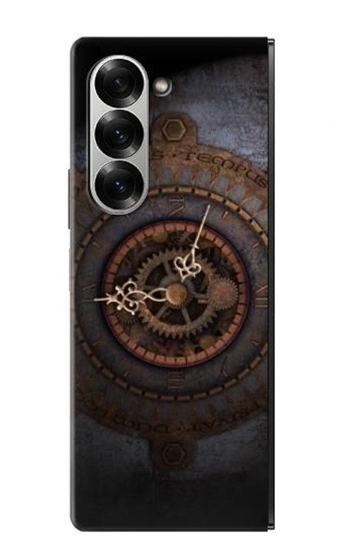 W3908 Vintage Clock Case Cover Custodia e Flip Case per Samsung Galaxy Z Fold 7