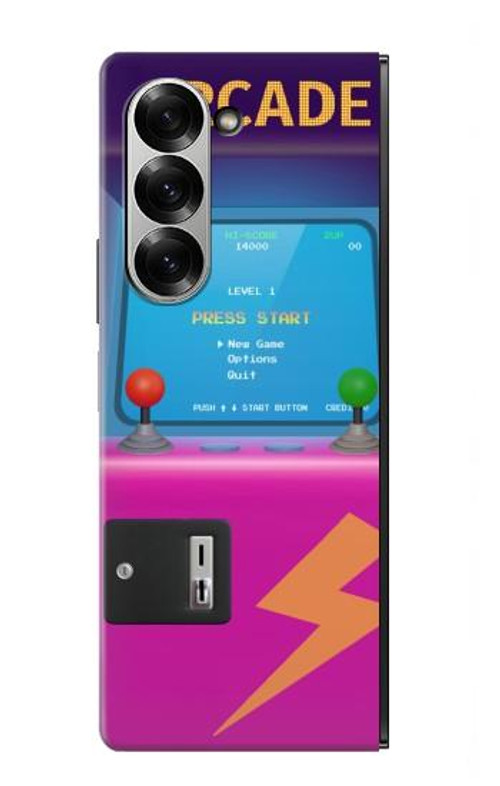 W3961 Arcade Cabinet Retro Machine Case Cover Custodia e Flip Case per Samsung Galaxy Z Fold 7