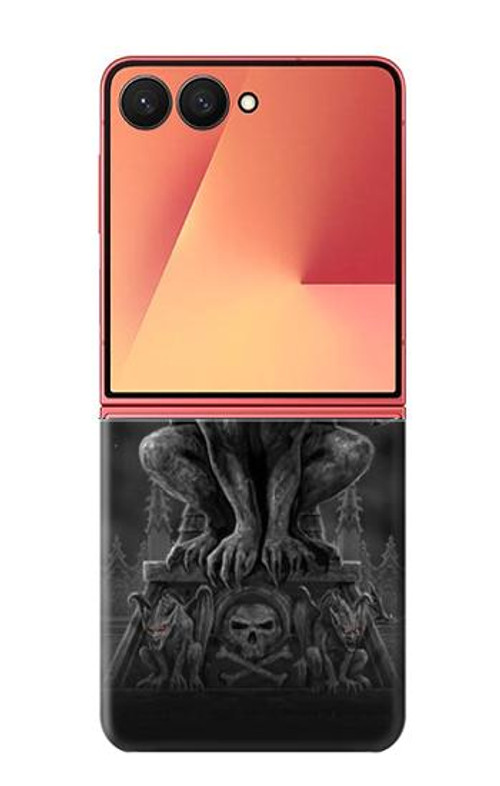 W0850 Gargoyle Devil Demon Case Cover Custodia e Flip Case per Samsung Galaxy Z Flip 7 W0850 Gargoyle Devil Demon Case Cover Custodia e Flip Case per Samsung Galaxy Z Flip 7