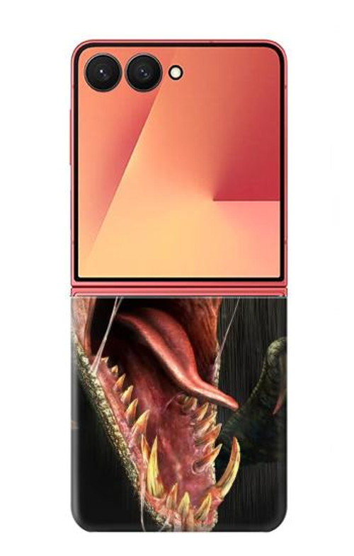 W0923 T-Rex Dinosaur Case Cover Custodia e Flip Case per Samsung Galaxy Z Flip 7