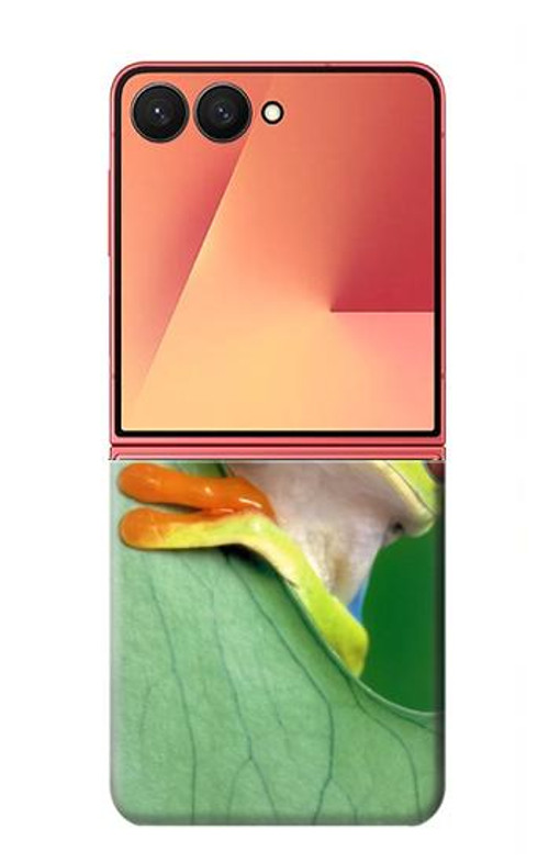 W1047 Little Frog Case Cover Custodia e Flip Case per Samsung Galaxy Z Flip 7 W1047 Little Frog Case Cover Custodia e Flip Case per Samsung Galaxy Z Flip 7