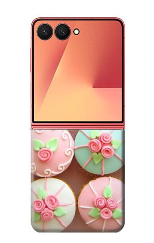 W1718 Yummy Cupcakes Case Cover Custodia e Flip Case per Samsung Galaxy Z Flip 7