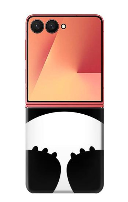 W2085 Panda Minimalist Case Cover Custodia e Flip Case per Samsung Galaxy Z Flip 7