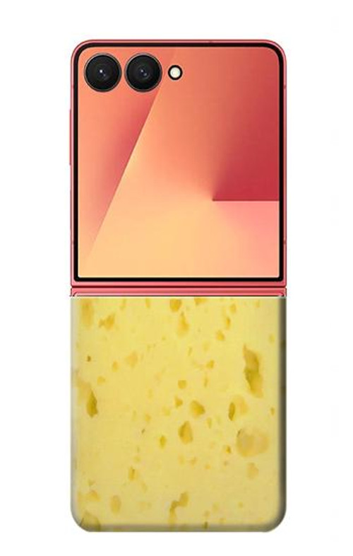 W2913 Cheese Texture Case Cover Custodia e Flip Case per Samsung Galaxy Z Flip 7