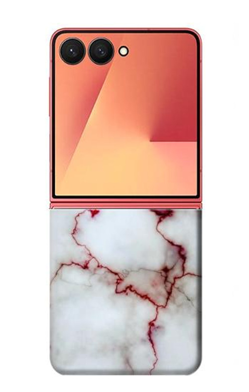W2920 Bloody Marble Case Cover Custodia e Flip Case per Samsung Galaxy Z Flip 7