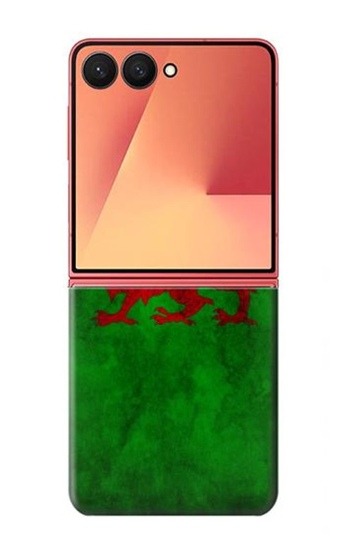 W2976 Wales Football Soccer Flag Case Cover Custodia e Flip Case per Samsung Galaxy Z Flip 7