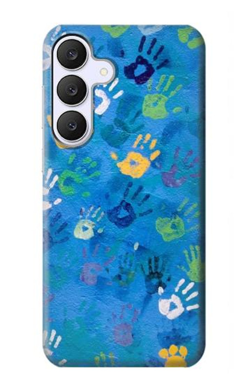 W3403 Hand Print Case Cover Custodia e Flip Case per Samsung Galaxy S25 FE