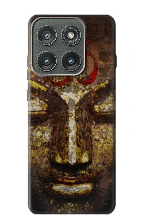 W3874 Buddha Face Ohm Symbol Case Cover Custodia e Flip Case per Motorola Edge (2025)
