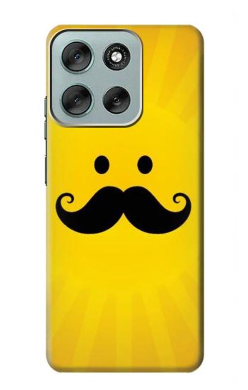 W1145 Yellow Mustache Sun Case Cover Custodia e Flip Case per Motorola Moto G56 W1145 Yellow Mustache Sun Case Cover Custodia e Flip Case per Motorola Moto G56