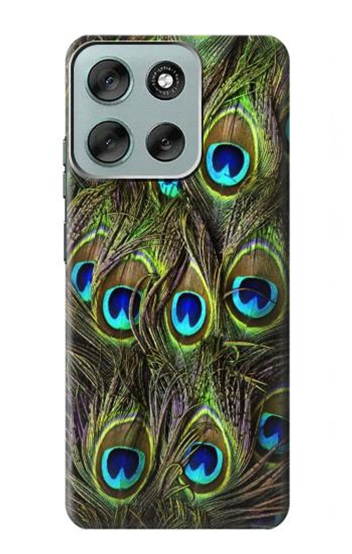 W1965 Peacock Feather Case Cover Custodia e Flip Case per Motorola Moto G56 W1965 Peacock Feather Case Cover Custodia e Flip Case per Motorola Moto G56