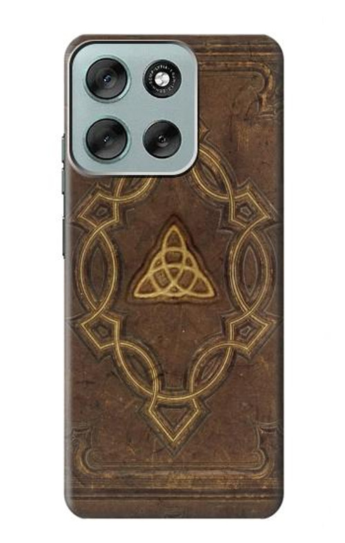 W3219 Spell Book Cover Case Cover Custodia e Flip Case per Motorola Moto G56