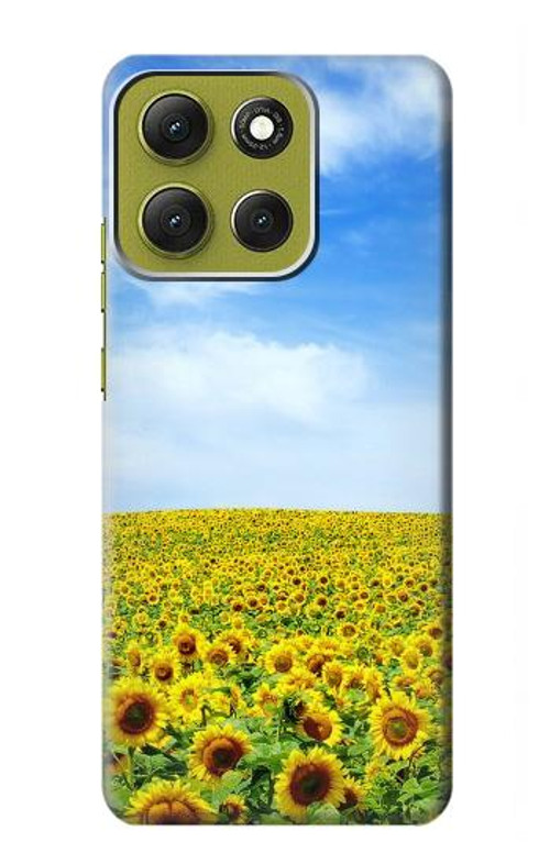 W0232 Sunflower Case Cover Custodia e Flip Case per Motorola Moto G86 W0232 Sunflower Case Cover Custodia e Flip Case per Motorola Moto G86